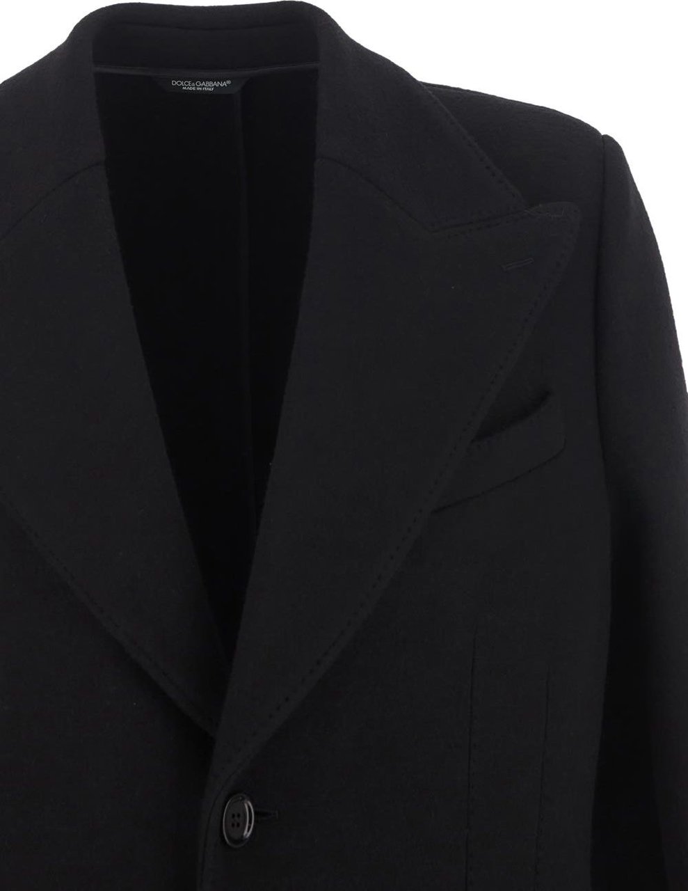 Dolce & Gabbana Long Coat Zwart