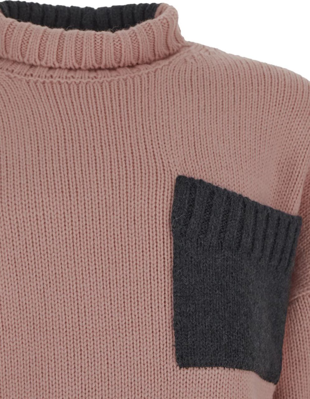 J.W. Anderson Two-Toned Knit Sweater Roze