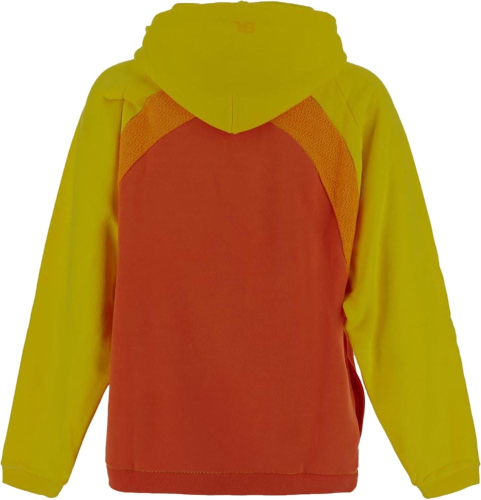 ERL Terry Panels Hooded Sweatshirt Oranje