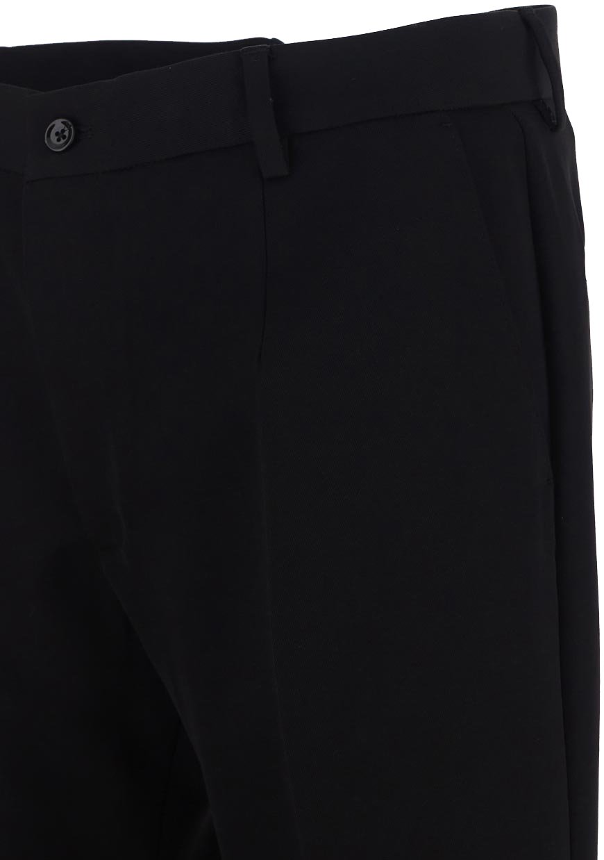 Dolce & Gabbana Wool Trousers Zwart