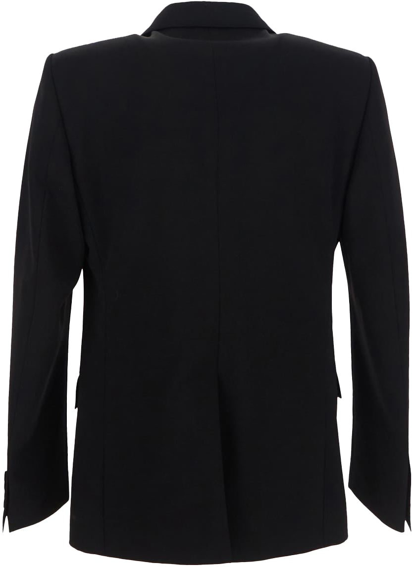 Dolce & Gabbana Wool Jacket Zwart