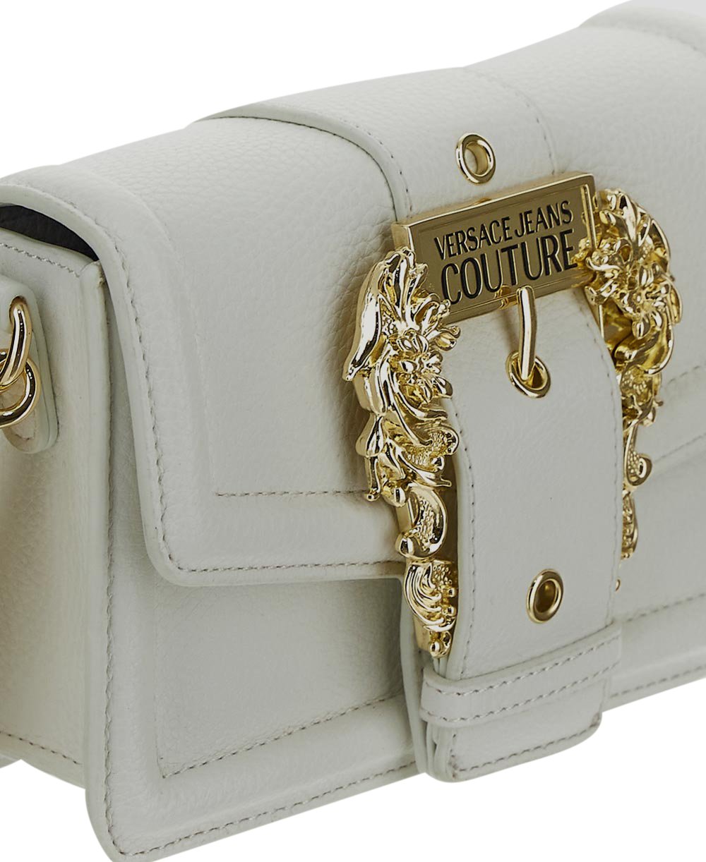 Versace Jeans Couture Couture Buckle Trunk Bag Wit