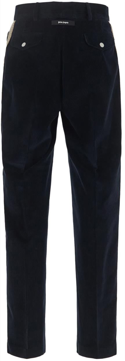 Palm Angels Corduriy Suit Tape Trousers Blauw