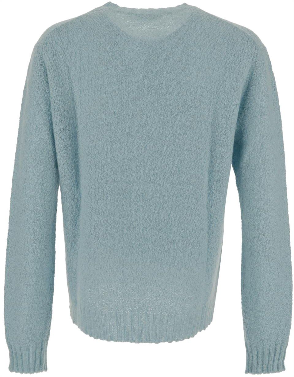 Jil Sander Crew Neck Sweater Blauw