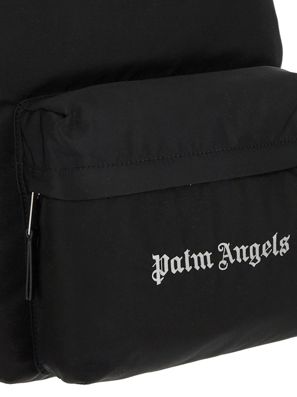 Palm Angels Logo Embroidery Backpack Zwart