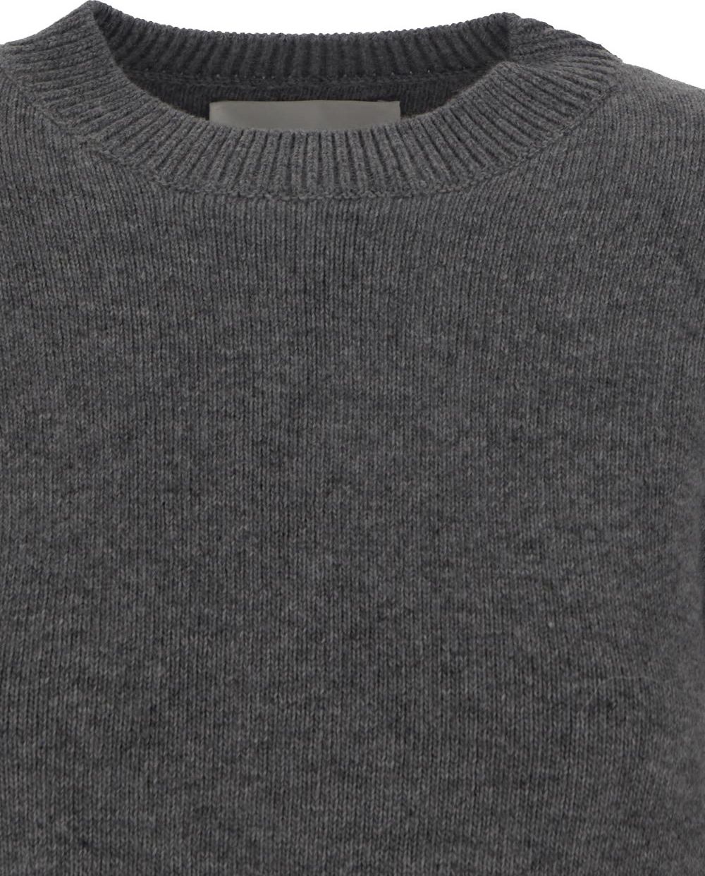 Jil Sander Grey Knit Sweater Grijs