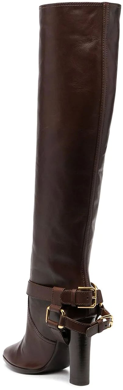 Dolce & Gabbana Dolce & Gabbana Leather Knee Boots Bruin