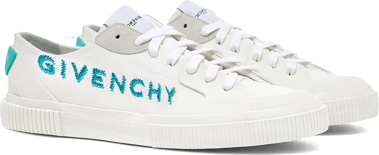 Givenchy Givenchy Logo Canvas Sneakers Wit