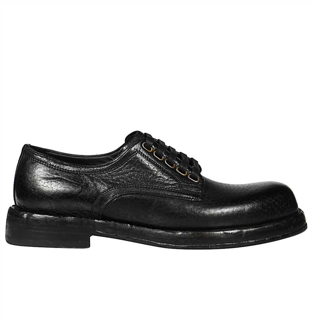 Dolce & Gabbana Dolce & Gabbana Leather Derbies Zwart