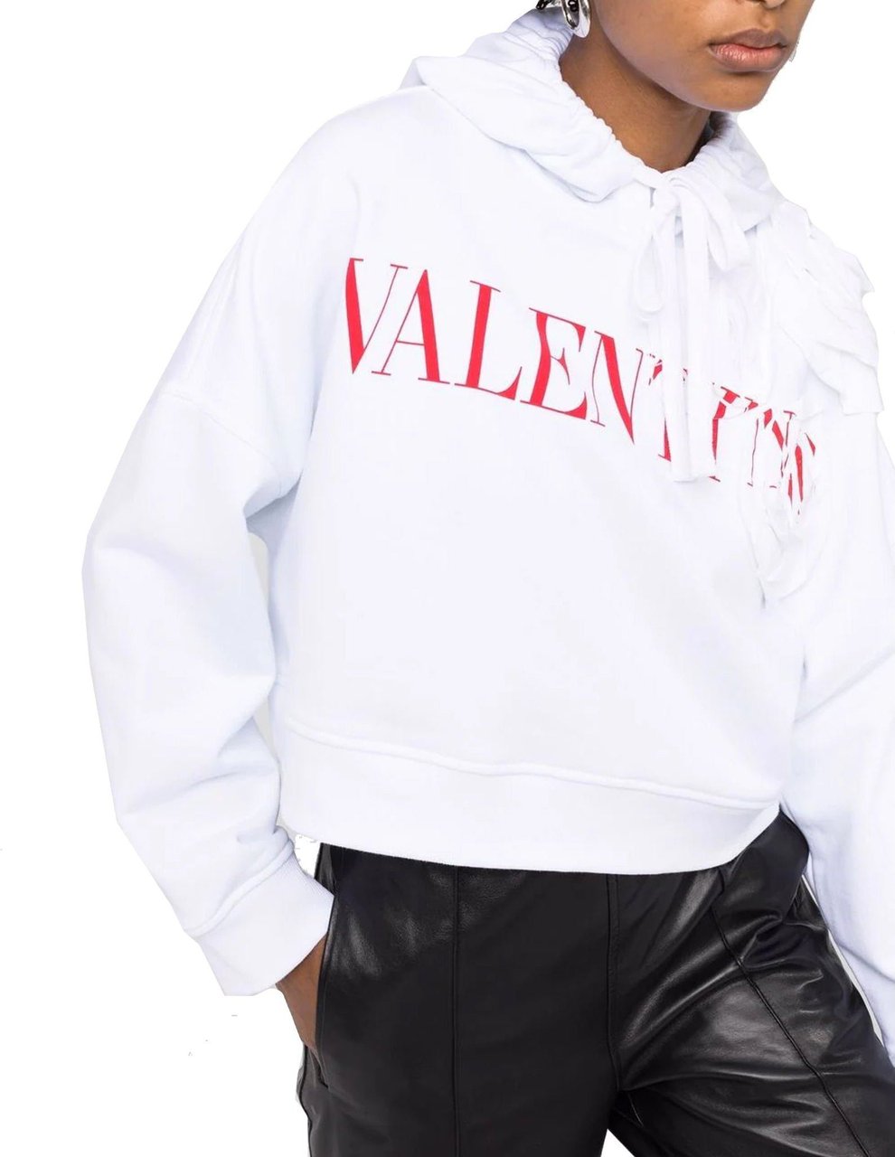 Valentino Valentino Logo Sweatshirt Wit
