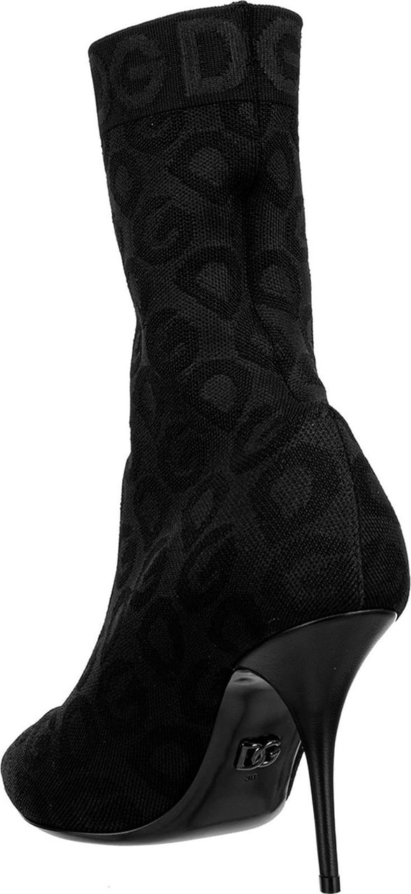 Dolce & Gabbana Dolce & Gabbana Logo Sock Boots Zwart