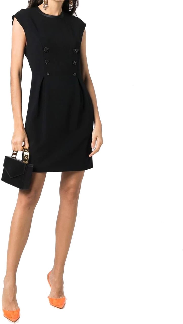 Versace Versace Sleeveless Dress Zwart