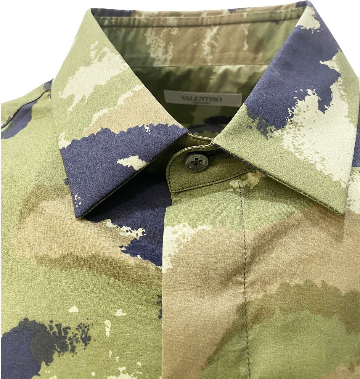 Valentino Valentino Camouflage Army Shirt Groen