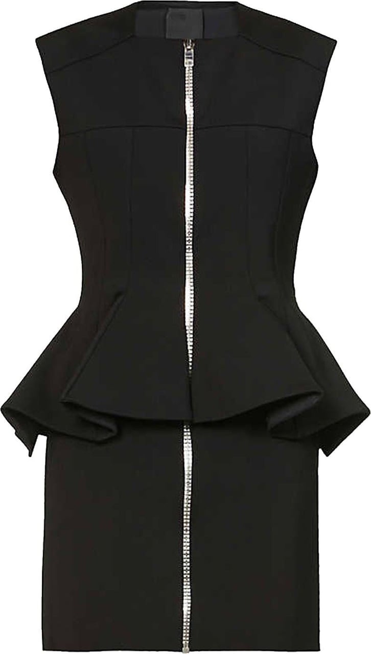 Givenchy Givenchy Stretch-Woven Mini Dress Zwart