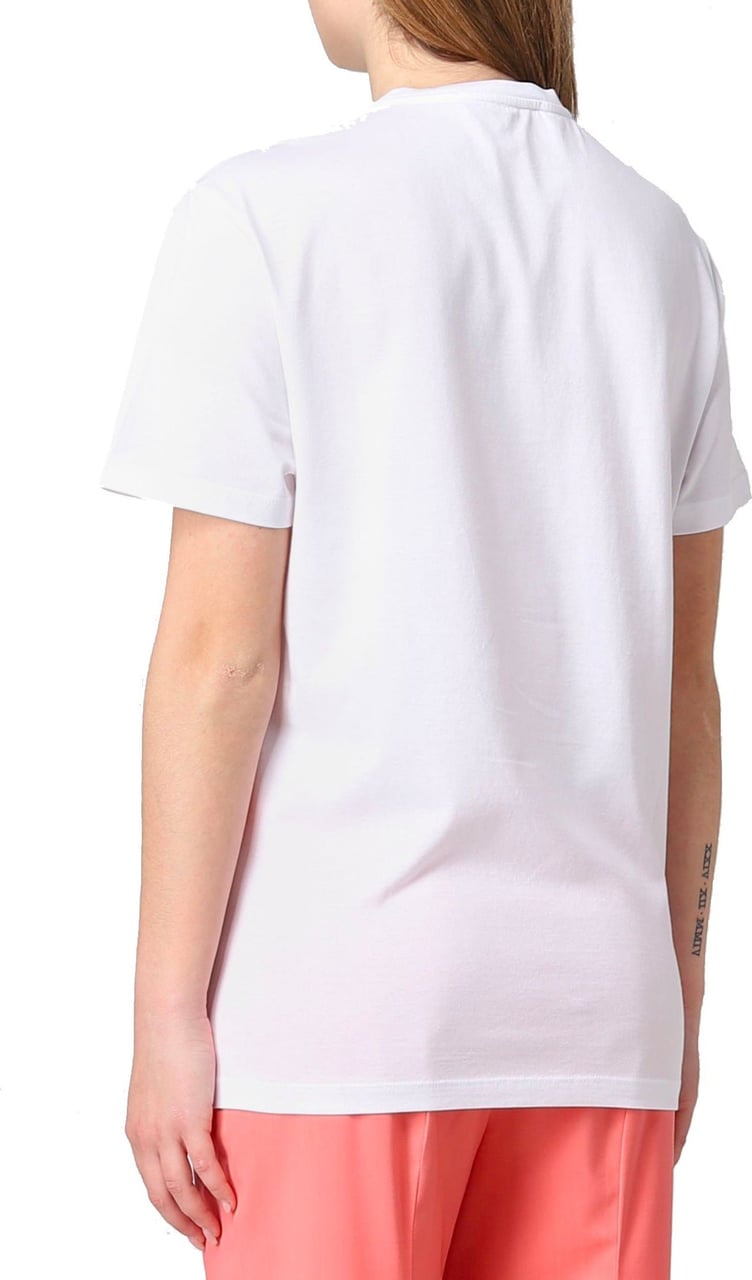Versace Versace Logo Cotton T-Shirt Wit
