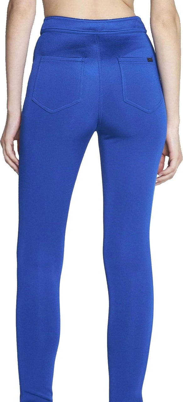 Saint Laurent Saint Laurent High-Waist Skinny Trousers Blauw