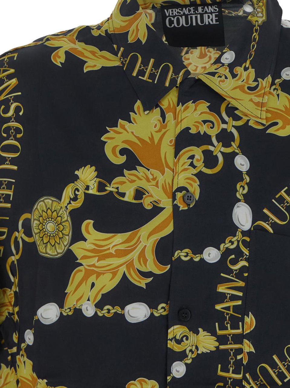 Versace Jeans Couture Versace Jeans Couture Shirts Black Zwart