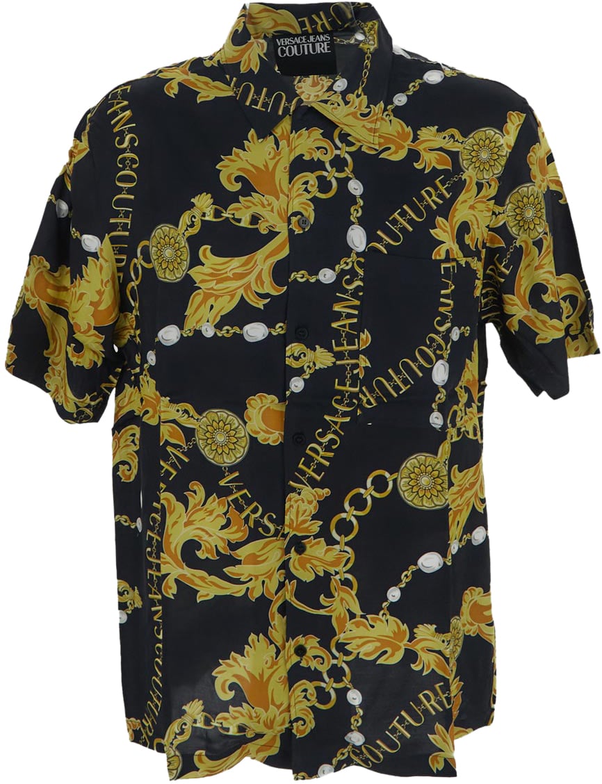 Versace Jeans Couture Versace Jeans Couture Shirts Black Zwart