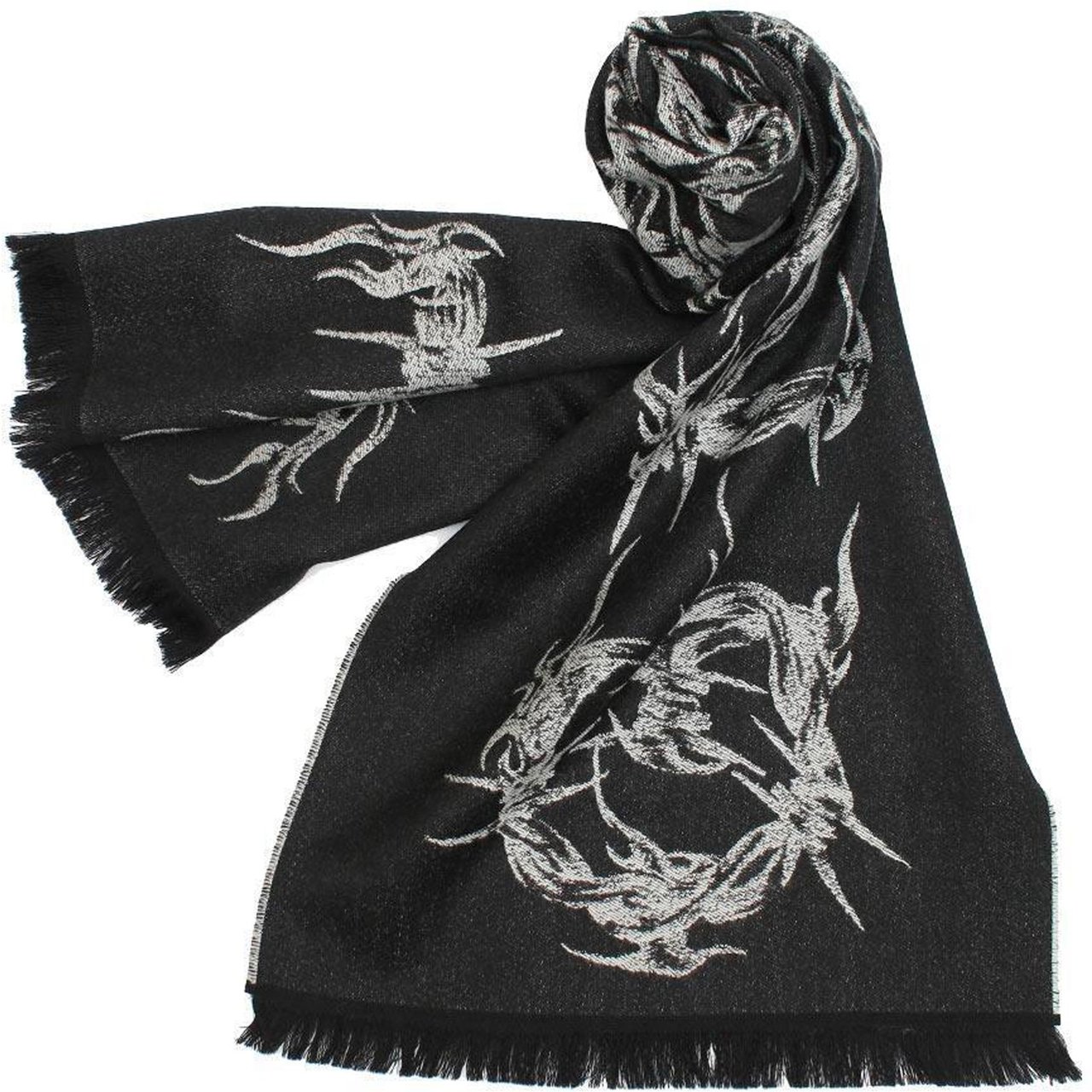 Givenchy Givenchy Wool Scarf Zwart