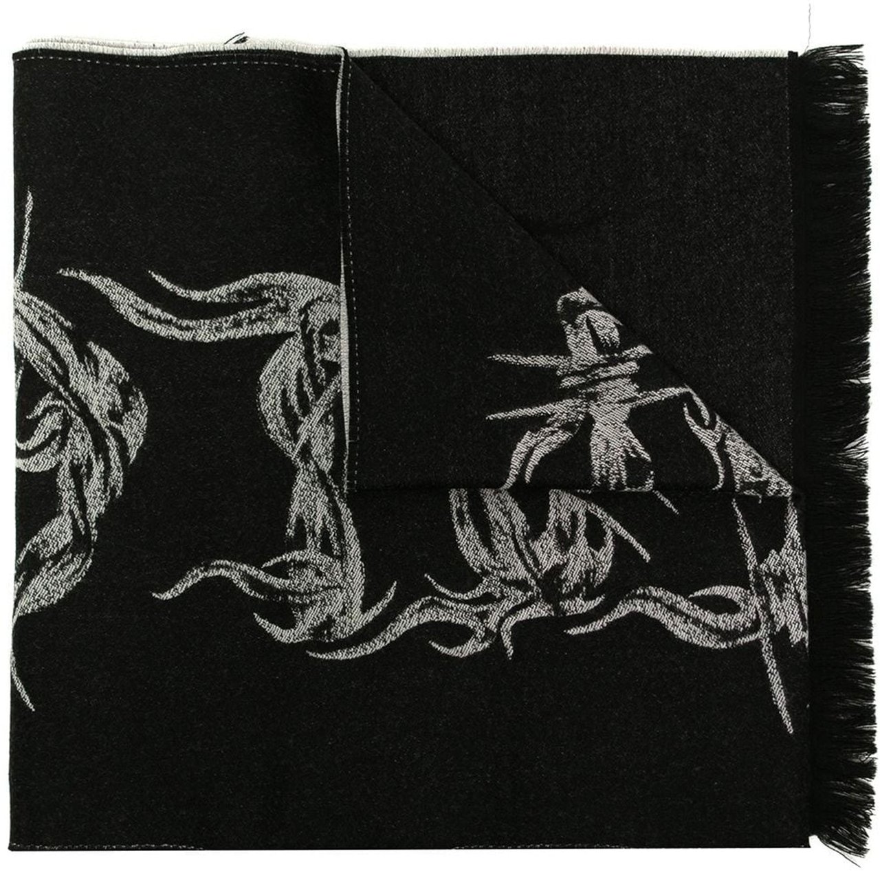 Givenchy Givenchy Wool Scarf Zwart