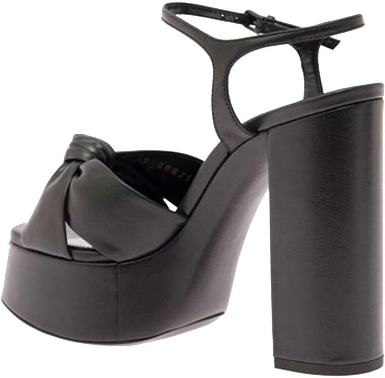 Saint Laurent Saint Laurent Leather Sandals Zwart