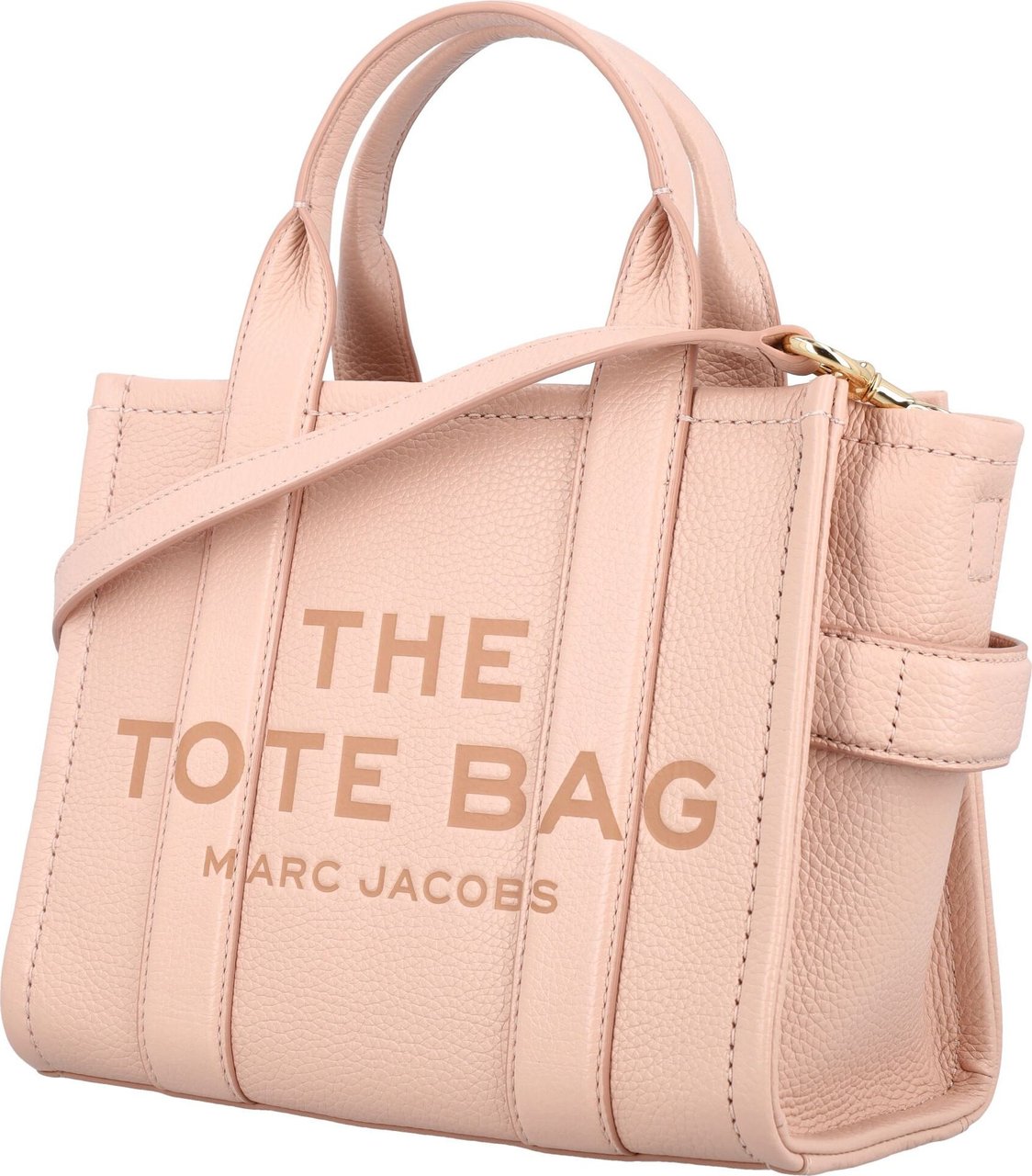 Marc Jacobs The leather mini tote bag Roze