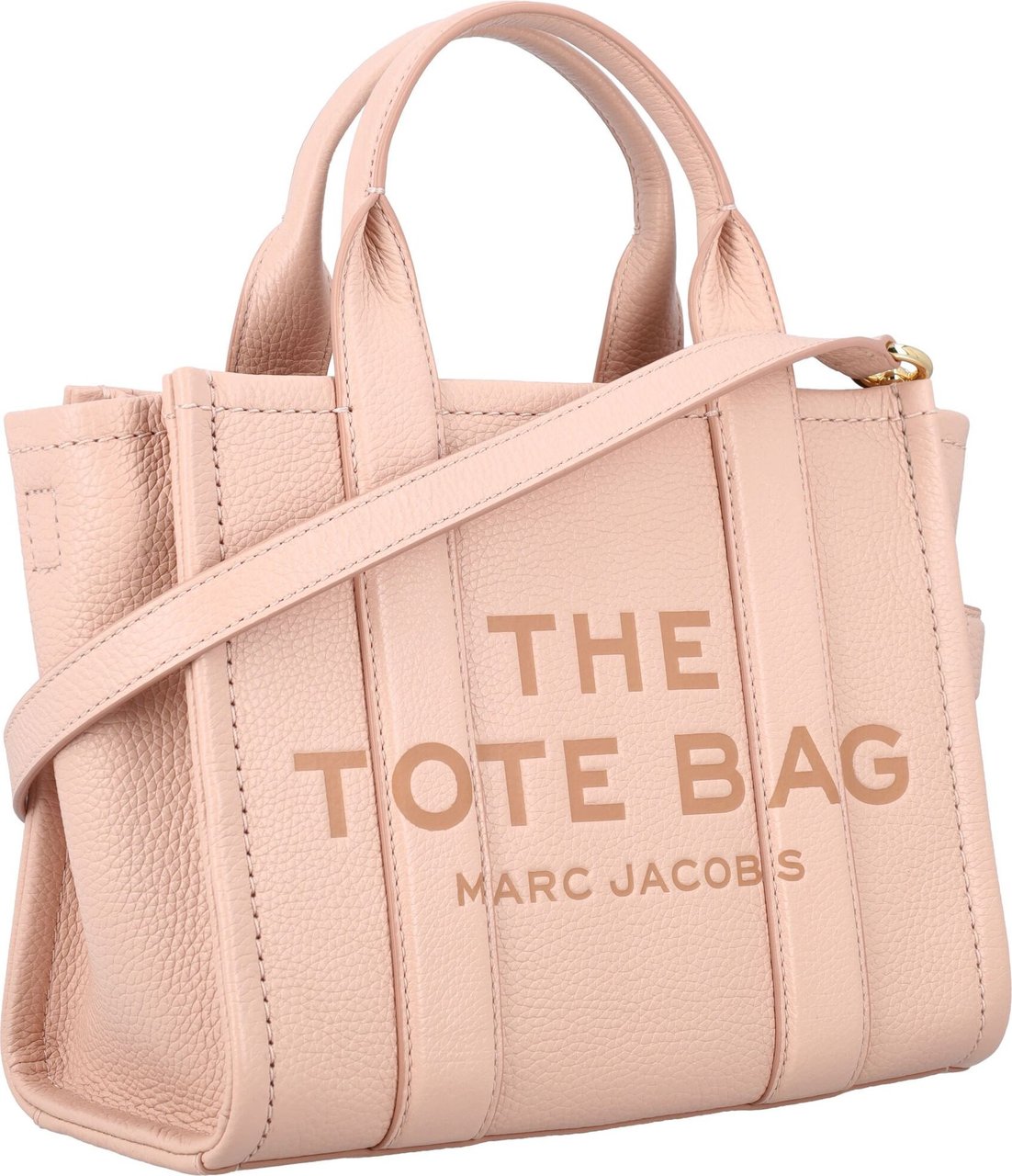 Marc Jacobs The leather mini tote bag Roze
