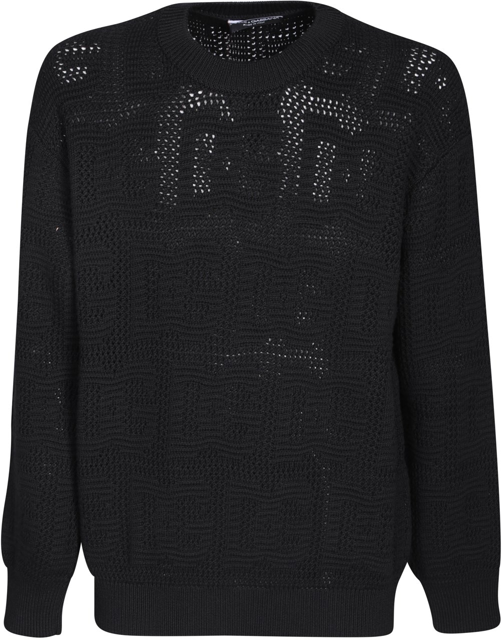 Dolce & Gabbana DOLCE & GABBANA Black Knitwear Zwart
