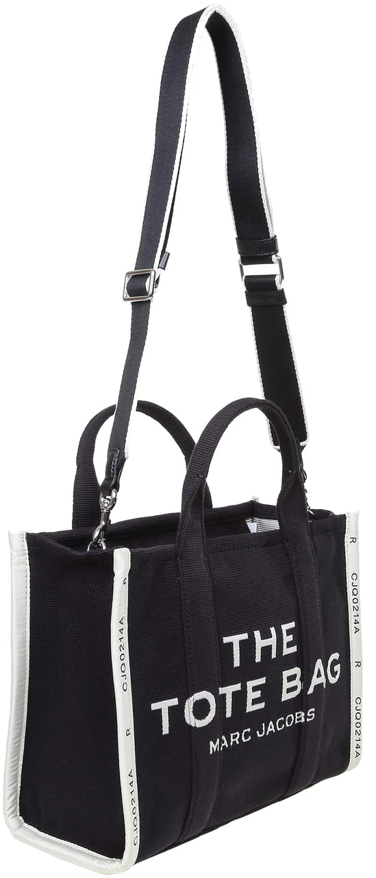 Marc Jacobs Marc jacobs the medium tote in black jacquard Zwart