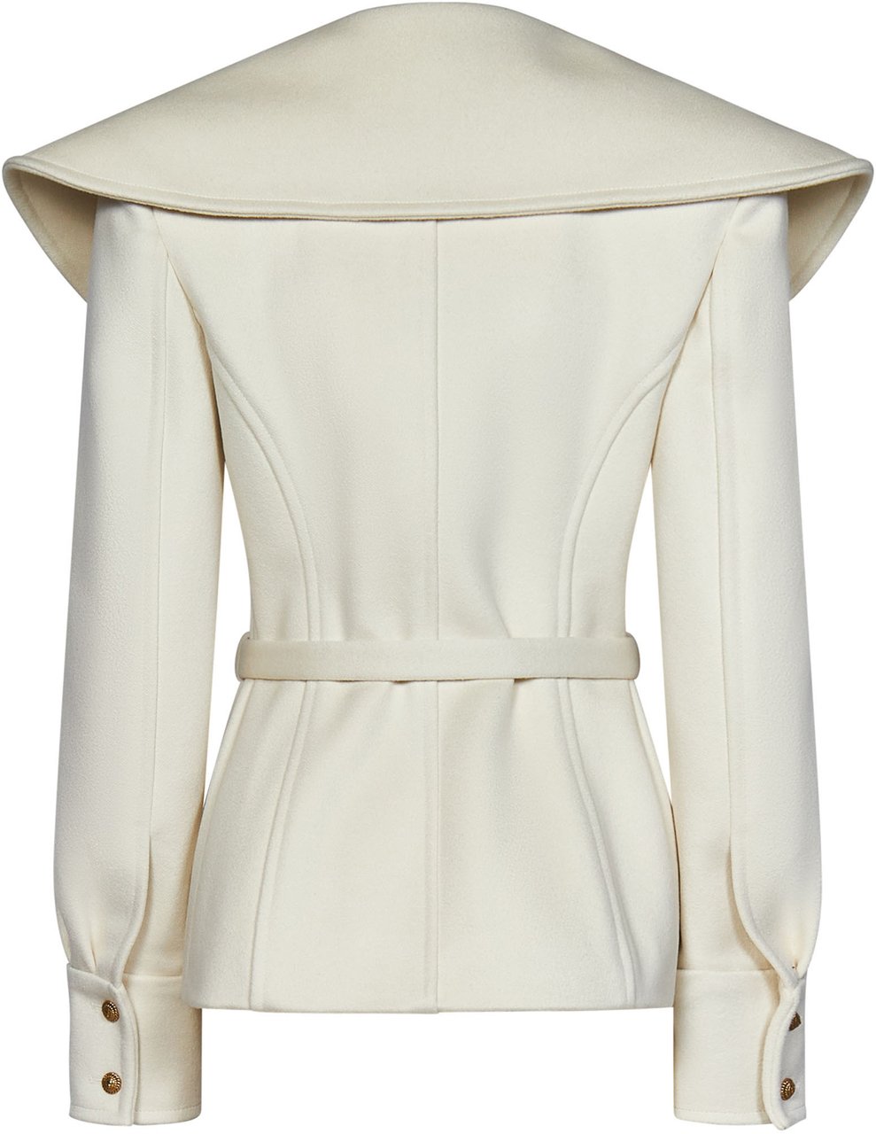 Balmain Coats White Wit