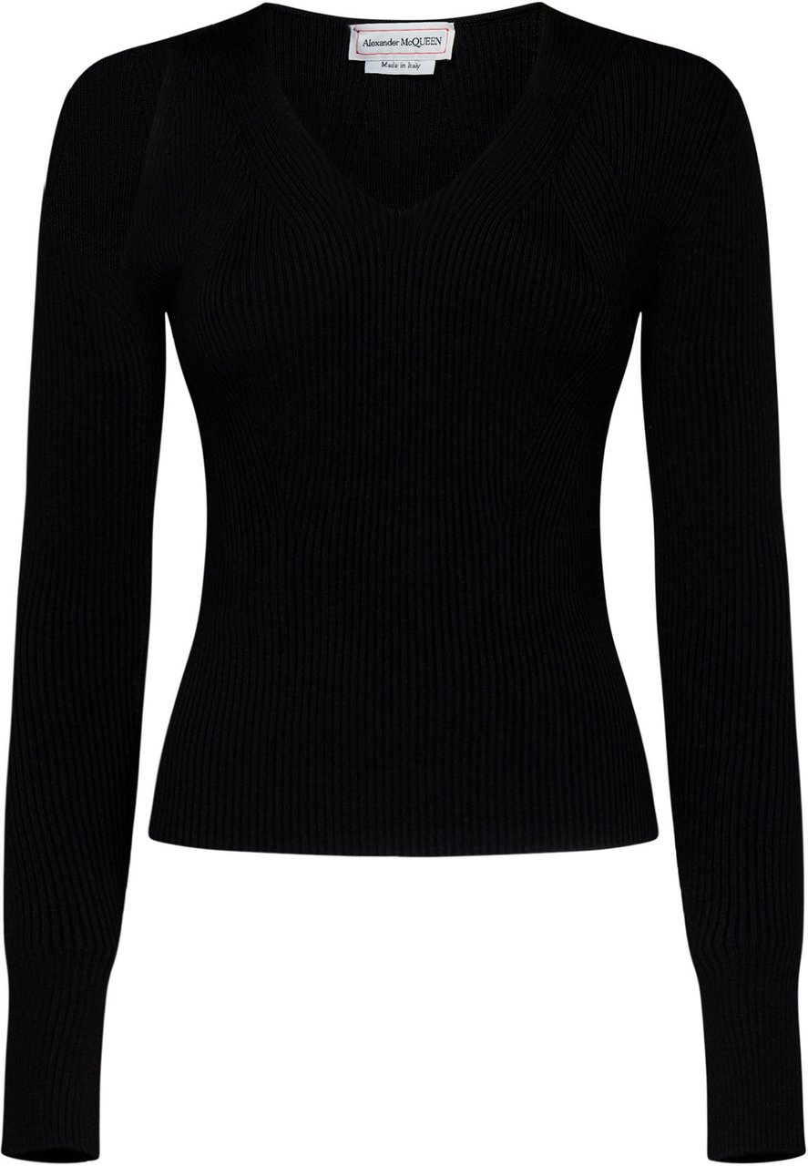 Alexander McQueen Alexander McQueen Sweaters Black Zwart