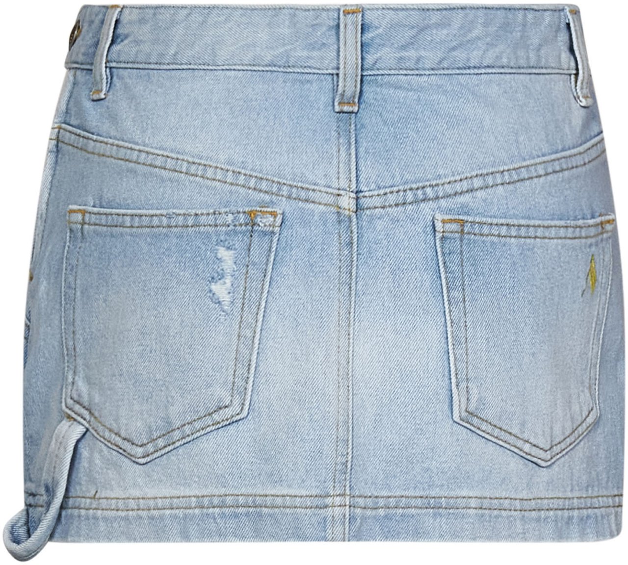 The Attico The Attico Skirts Clear Blue Blauw