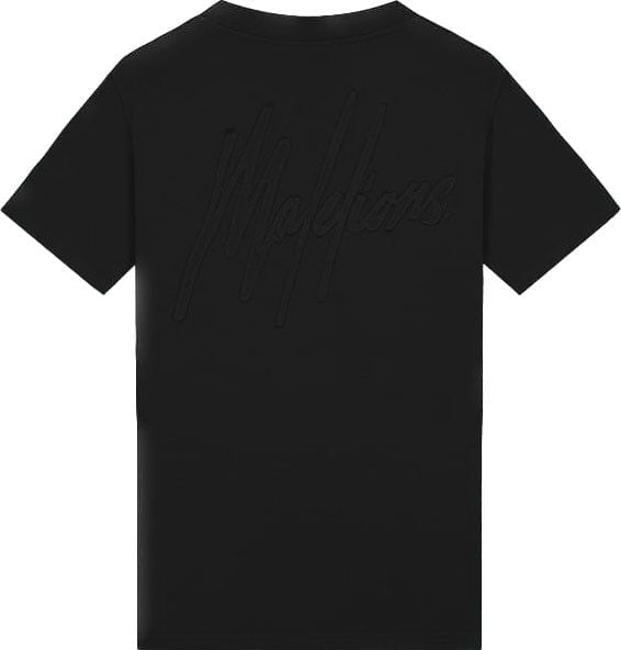 Malelions Men Patchwork T-Shirt - Black Zwart