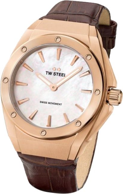 TW Steel CE4034 CEO Tech dames horloge 38mm Bruin