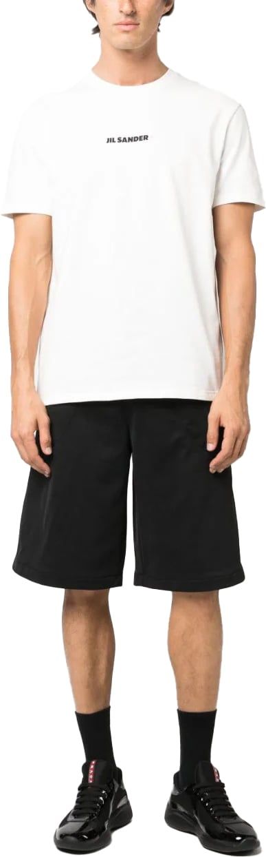 Jil Sander logo-print cotton T-shirt Wit