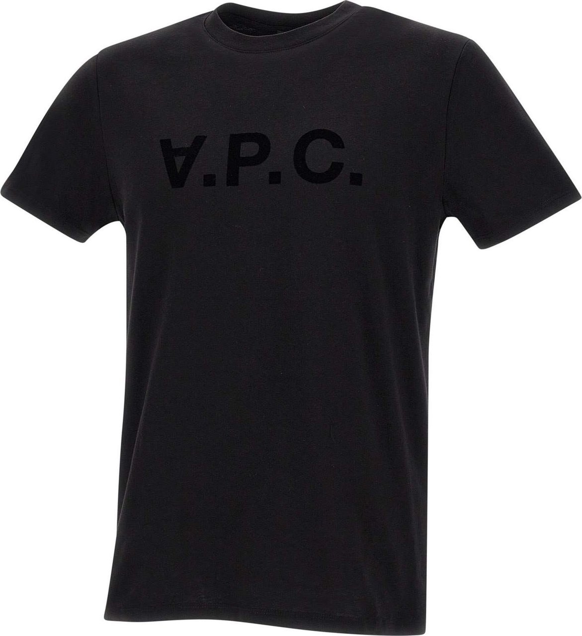 A.P.C. t shirt a logo imprime 20 Zwart