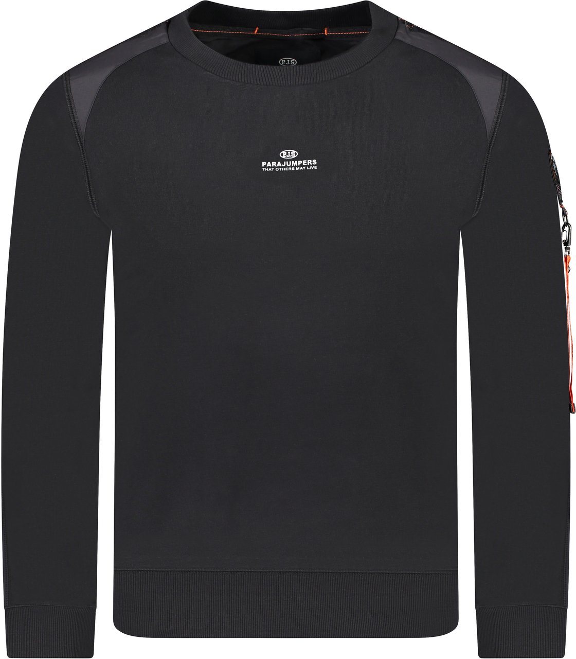 Parajumpers Sabre Basic Black Sweatshirt Black Zwart