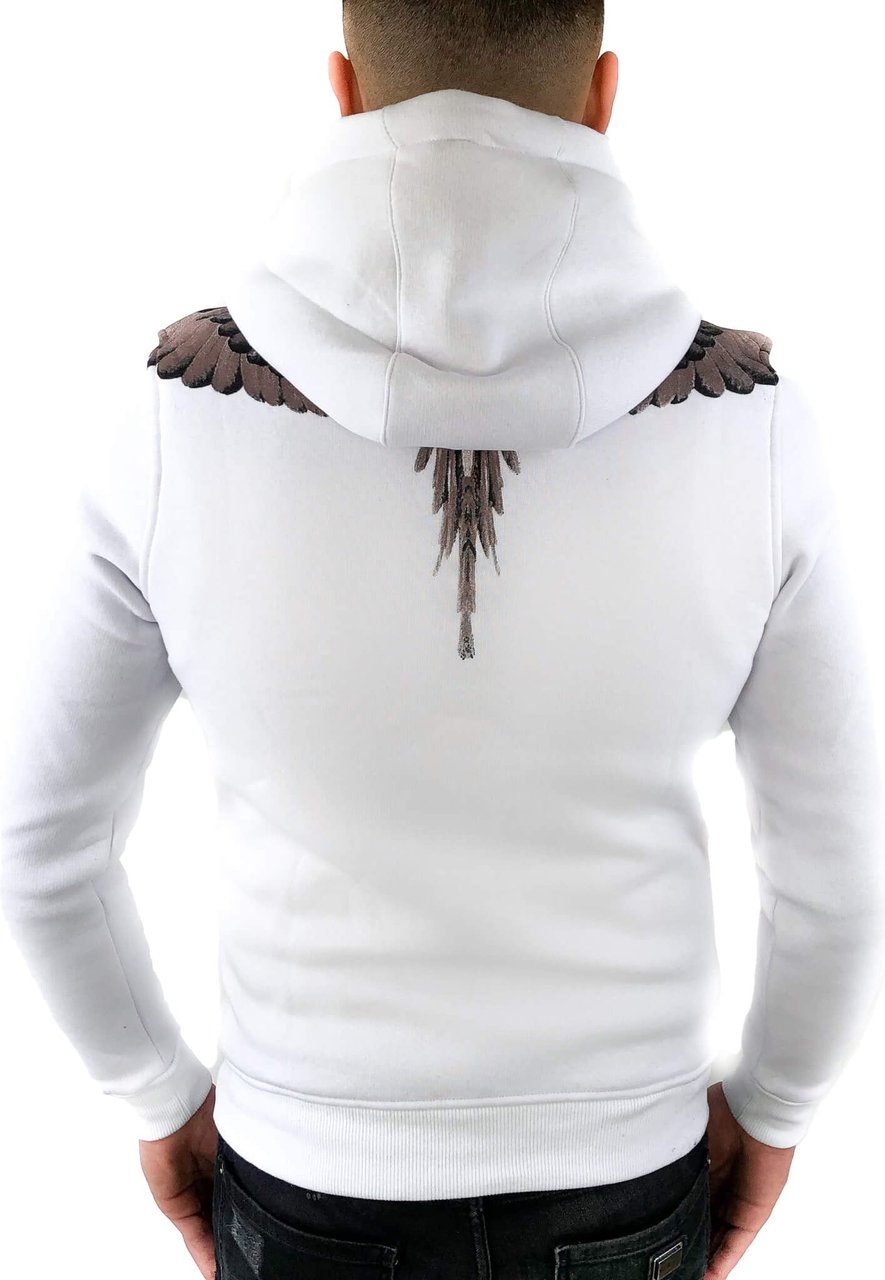 Richesse Winged Hoodie White Wit