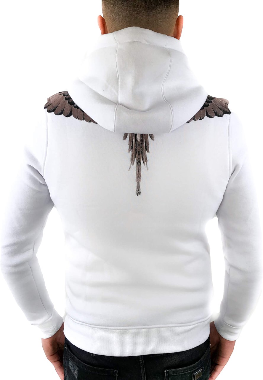 Richesse Winged Hoodie White Wit