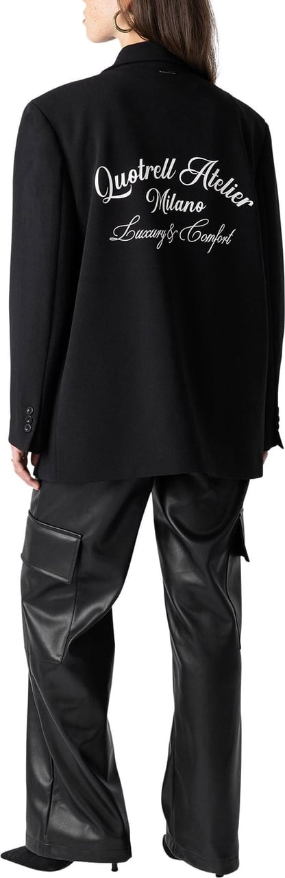 Quotrell Naya Oversized Blazer | Black Zwart