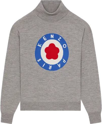 Kenzo Sweaters Gris Perle Grijs