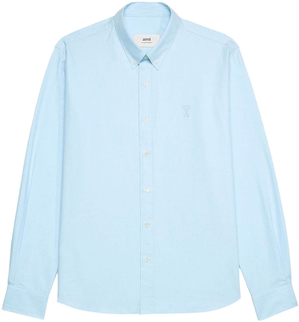 AMI Paris Shirts Blue Blauw