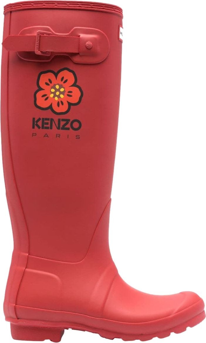 Kenzo Boots Red Red Rood