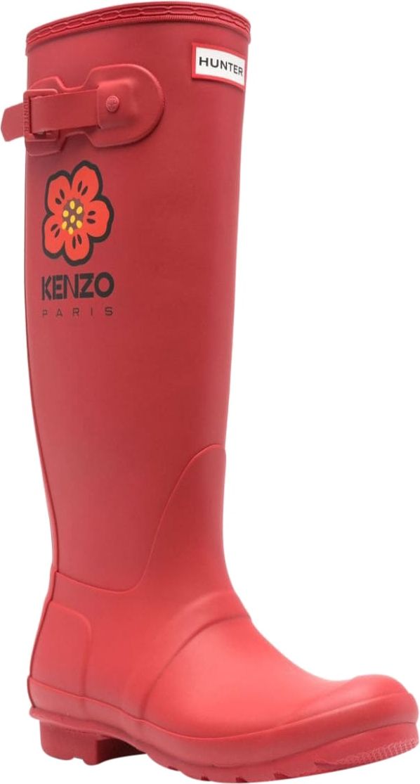 Kenzo Boots Red Red Rood