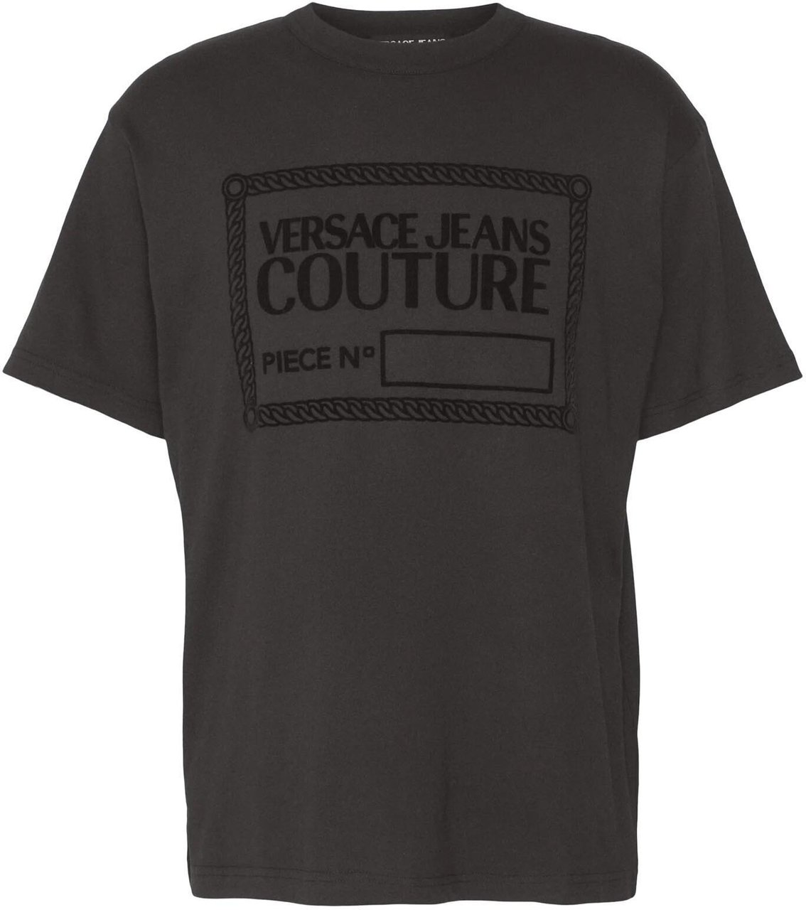 Versace Jeans Couture Piece T-Shirt Zwart Zwart