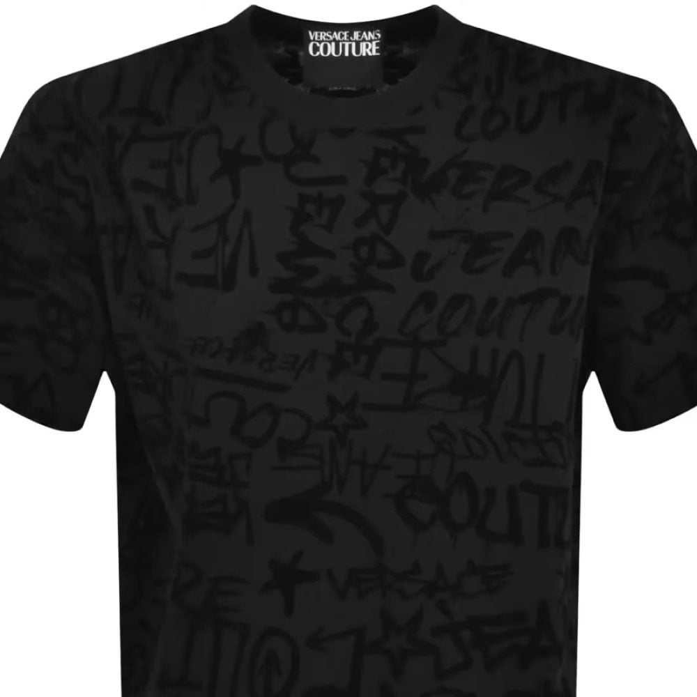 Versace Jeans Couture T-Shirt Zwart Zwart