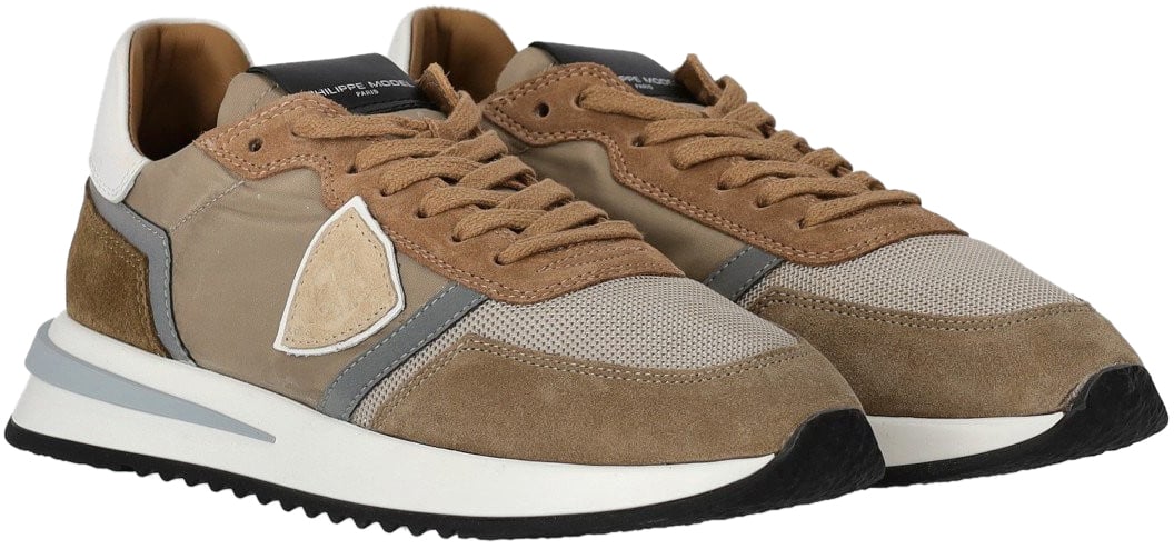 Philippe Model Tropez 2.1 Low Taupe Sneaker Brown Bruin