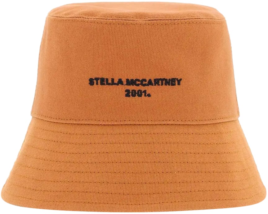 Stella McCartney Eco Cotton Logo Bucket Hat Bruin