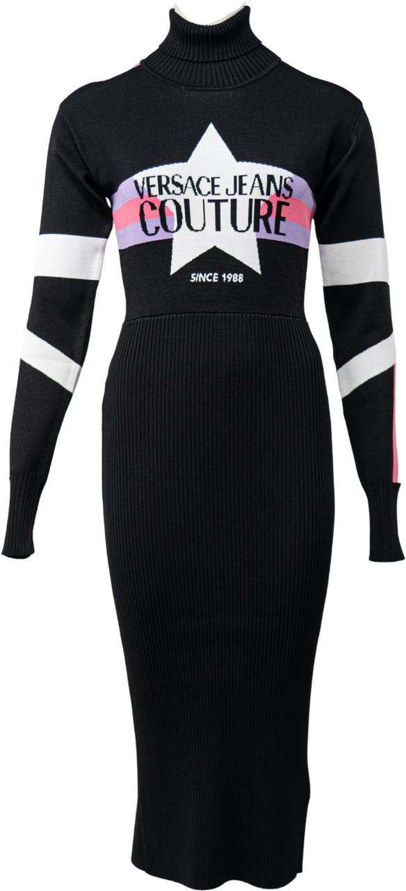 Versace Jeans Couture Vestiti Jurk Zwart