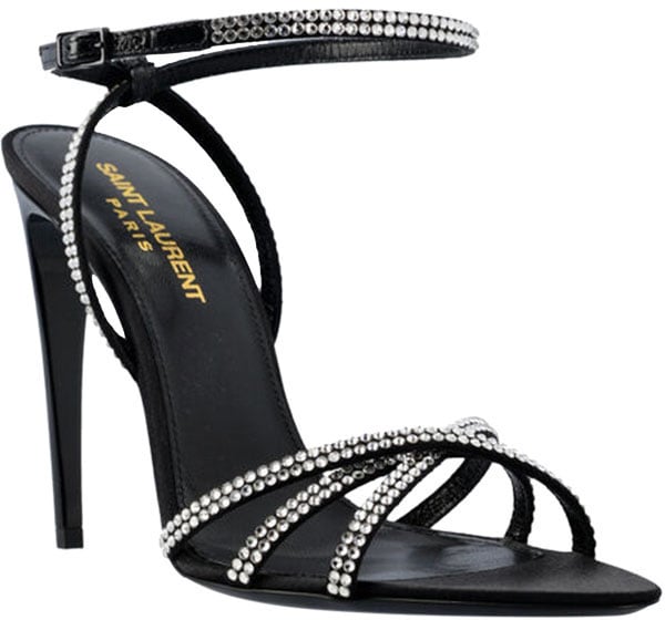 Saint Laurent Sandal Black Zwart